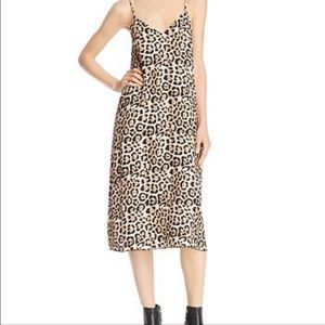 ATM Leopard Midi Dress